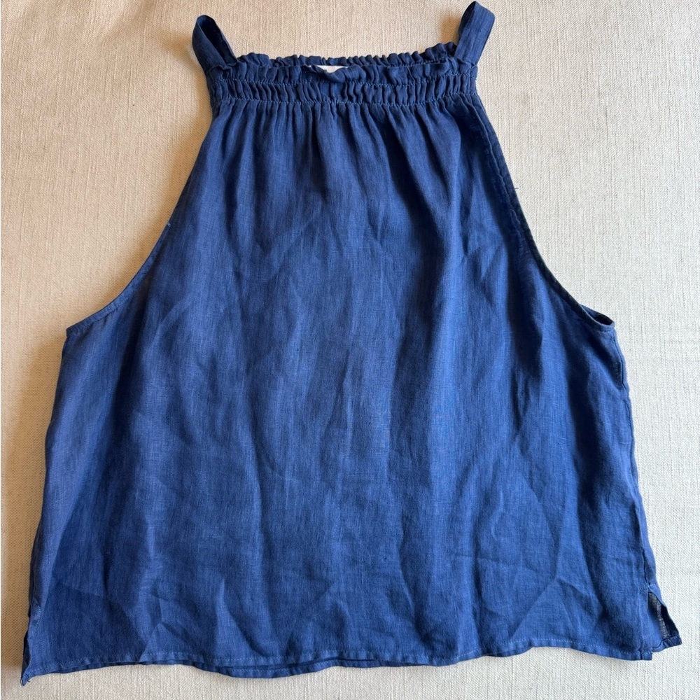 Bella Dahl Linen Tank in Indigo